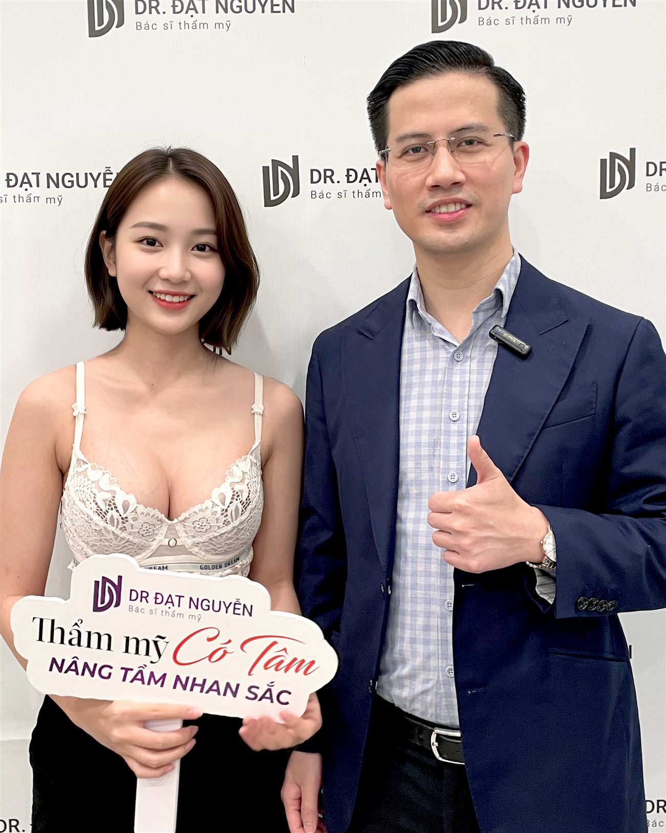 Client with DR. Dat Nguyen