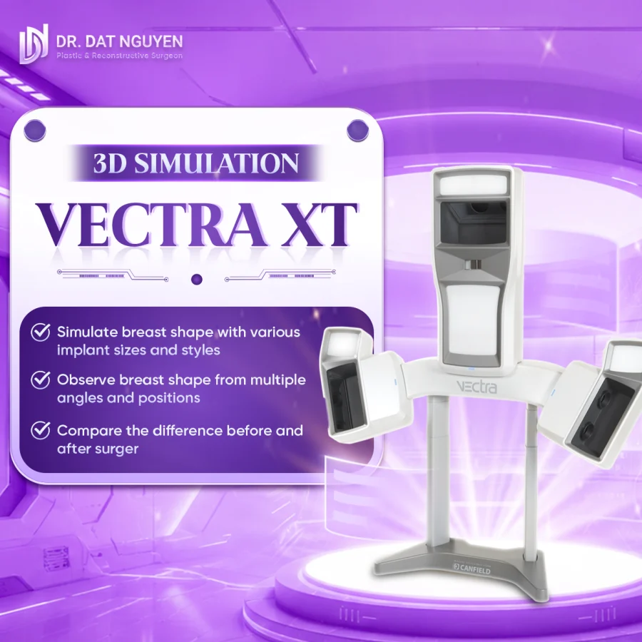 3D Simulation Vectra XT — preview breast shape before surgery